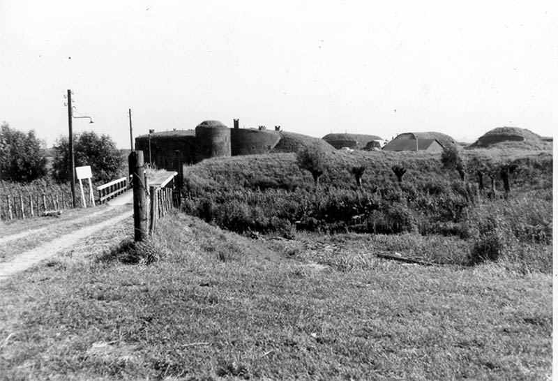 Houten brug 1966 Fort Buitensluis