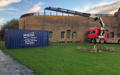 Sponsoring van opslagcontainer