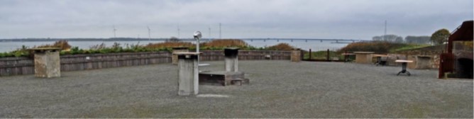 schoorstenen dak Fort Buitensluis
